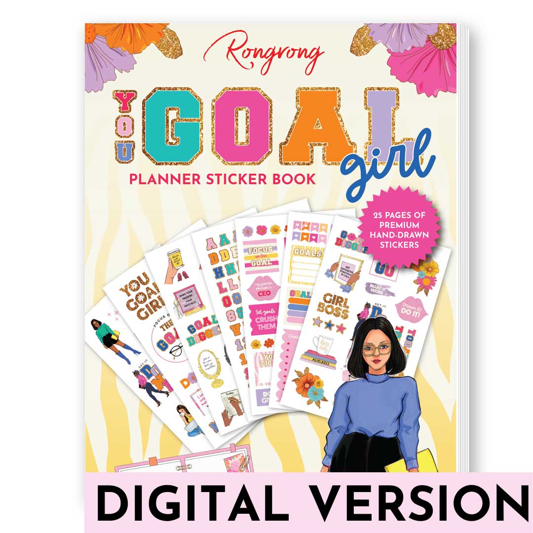 You Goal Girl Digital Planner Sticker Book - Shop Rongrong - Rongrong DeVoe