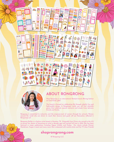 You Goal Girl Planner Sticker Book - Shop Rongrong - Rongrong DeVoe