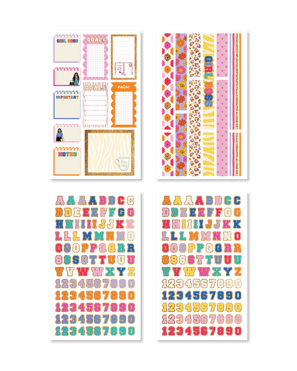 Radiant stickers designed to transform your planner into a beautiful space for inspiration.