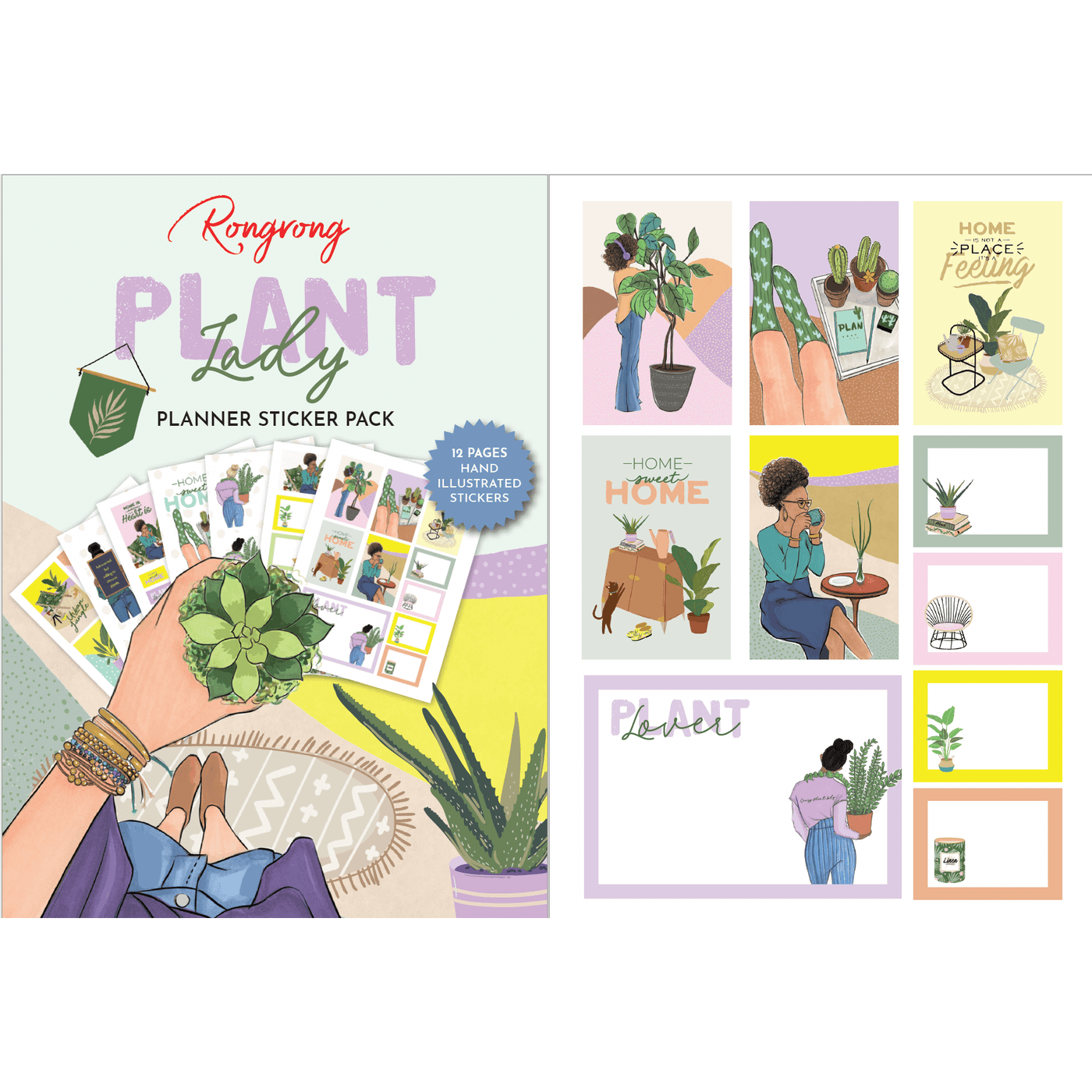 Plant Lady Digital Planner Stickers [DOWNLOAD] - Shop Rongrong