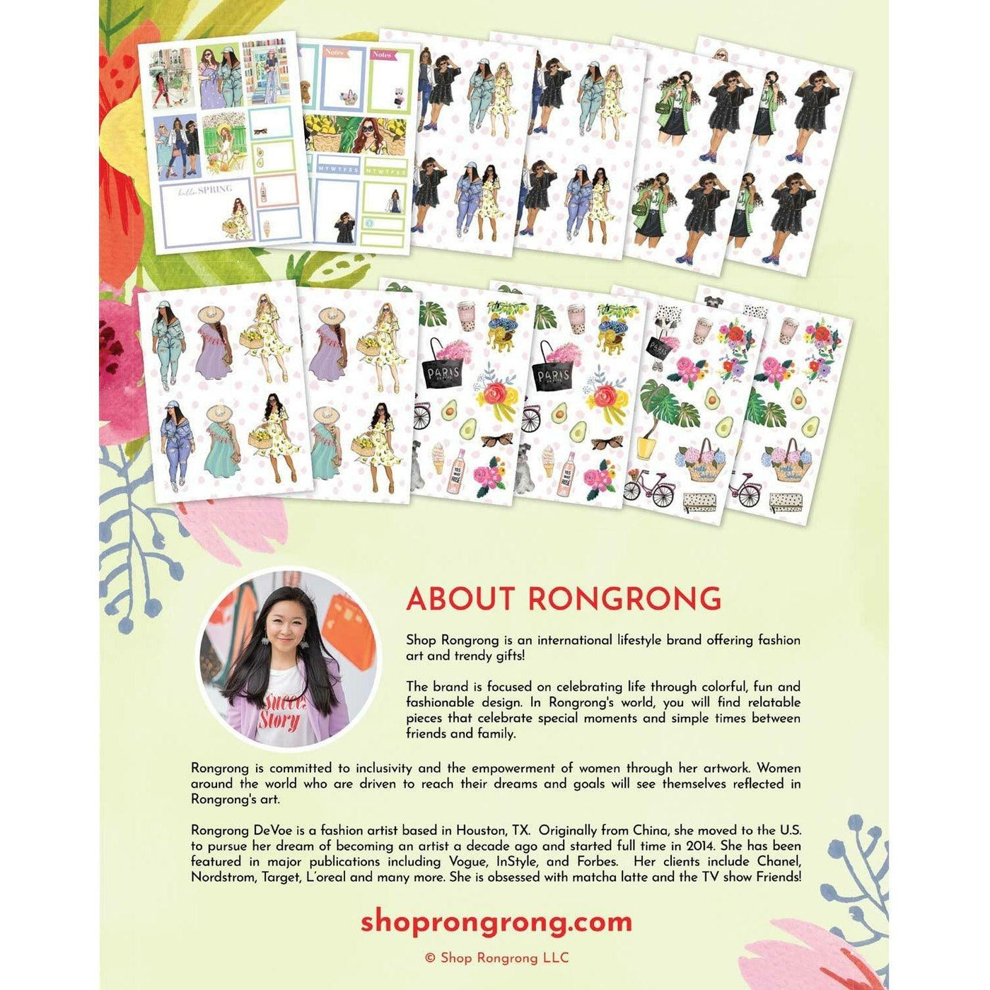 Spring Bloom Digital Planner Stickers [DOWNLOAD] - Shop Rongrong