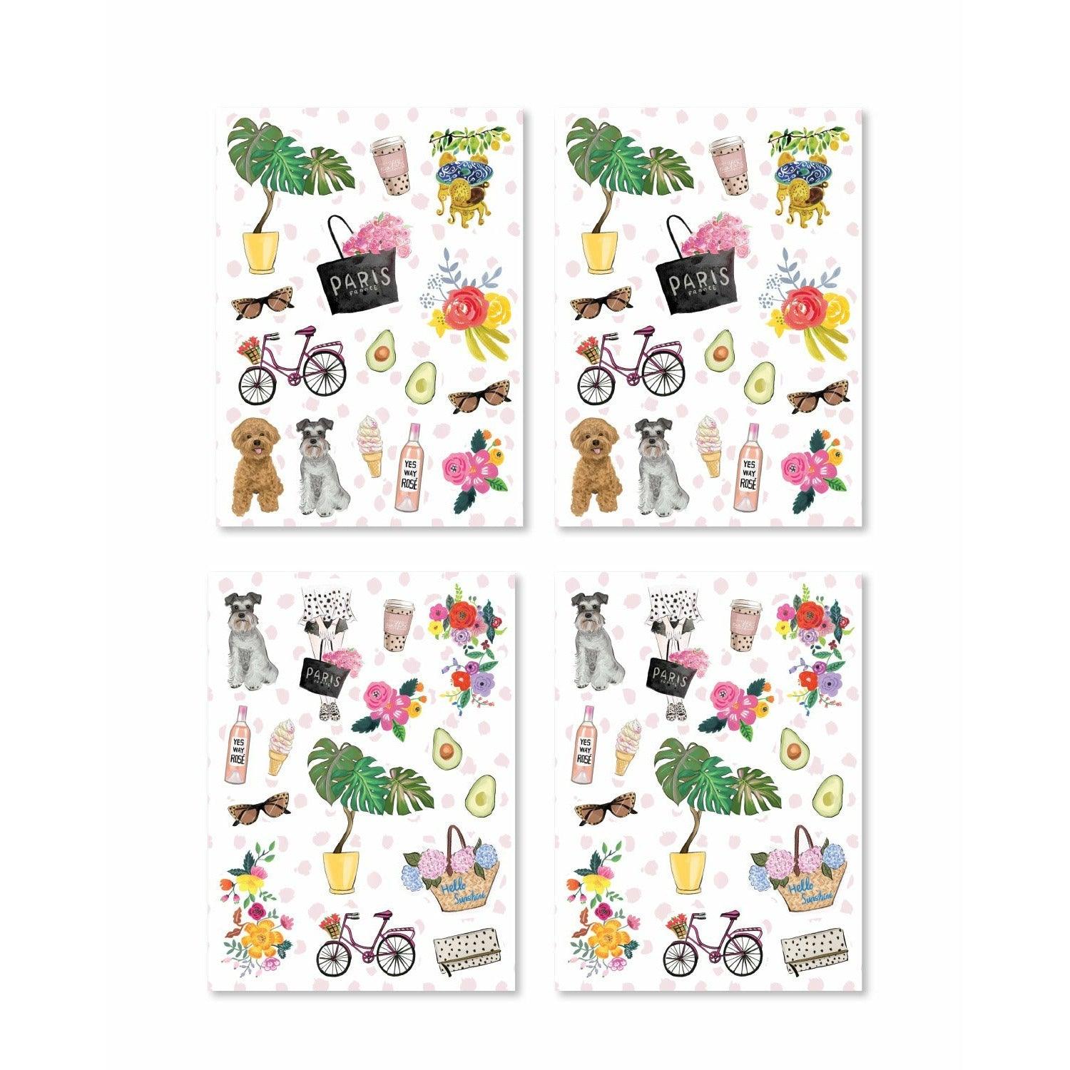 spring bloom digital sticker book by rongrong devoe