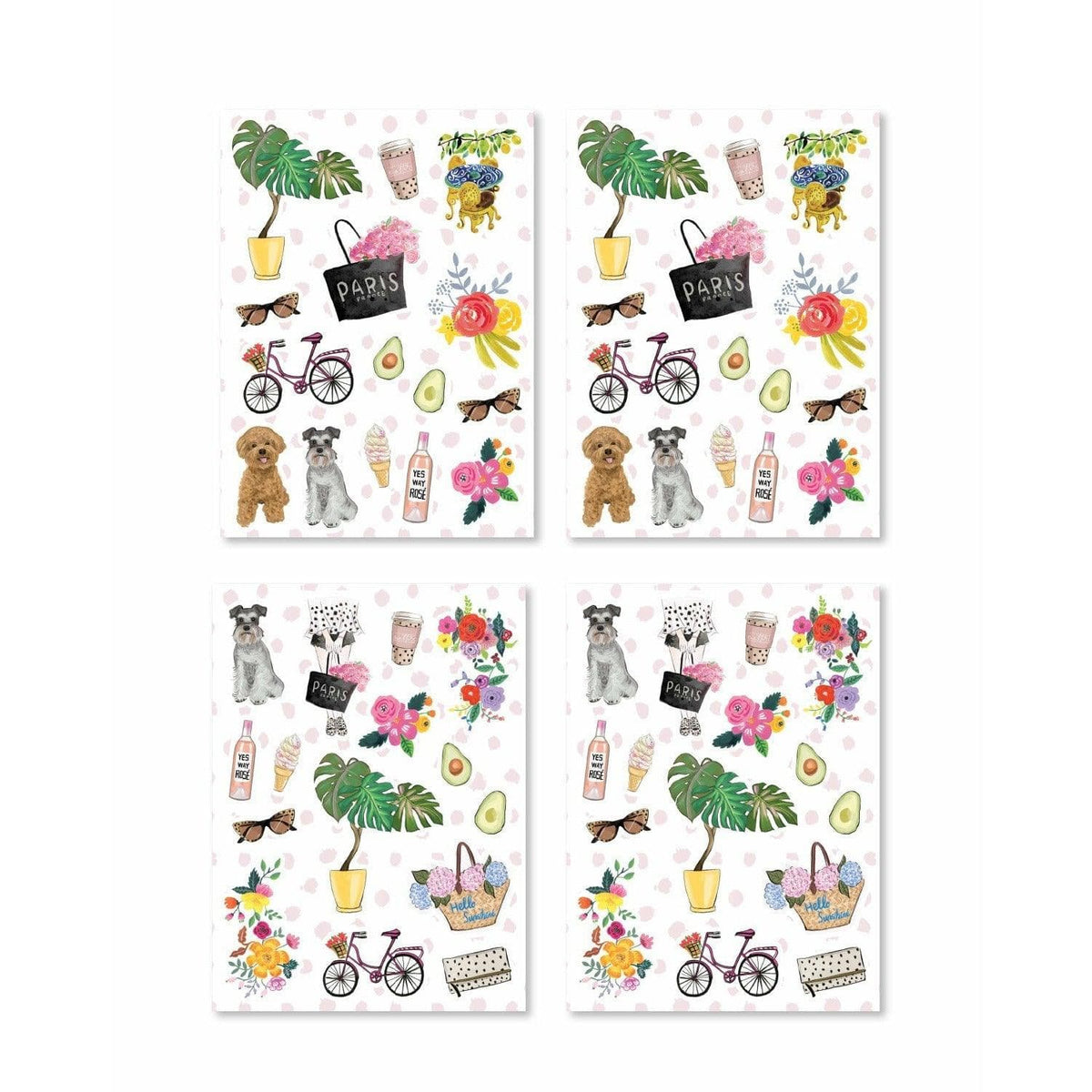 spring bloom digital sticker book by rongrong devoe