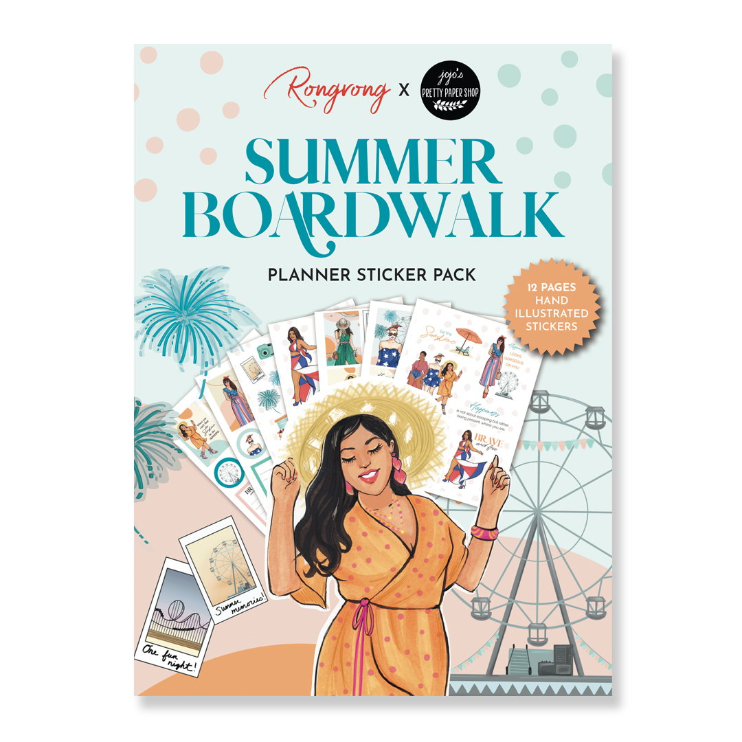 Summer Boardwalk Planner Sticker Pack - Shop Rongrong