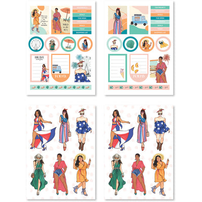 Summer Boardwalk Planner Sticker Pack - Shop Rongrong
