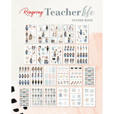 Teacher life sticker book - Shop Rongrong