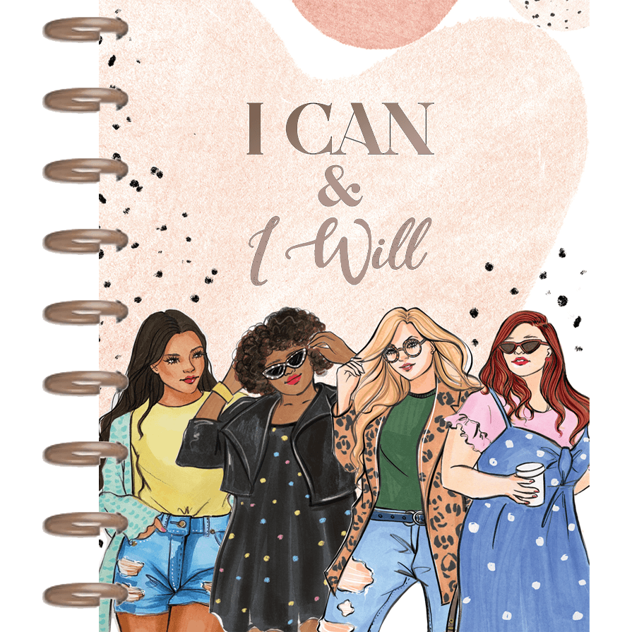 &quot;I Can &amp; I Will&quot; Planner + Stickers Bundle | Planner Stickers | Shop Rongrong