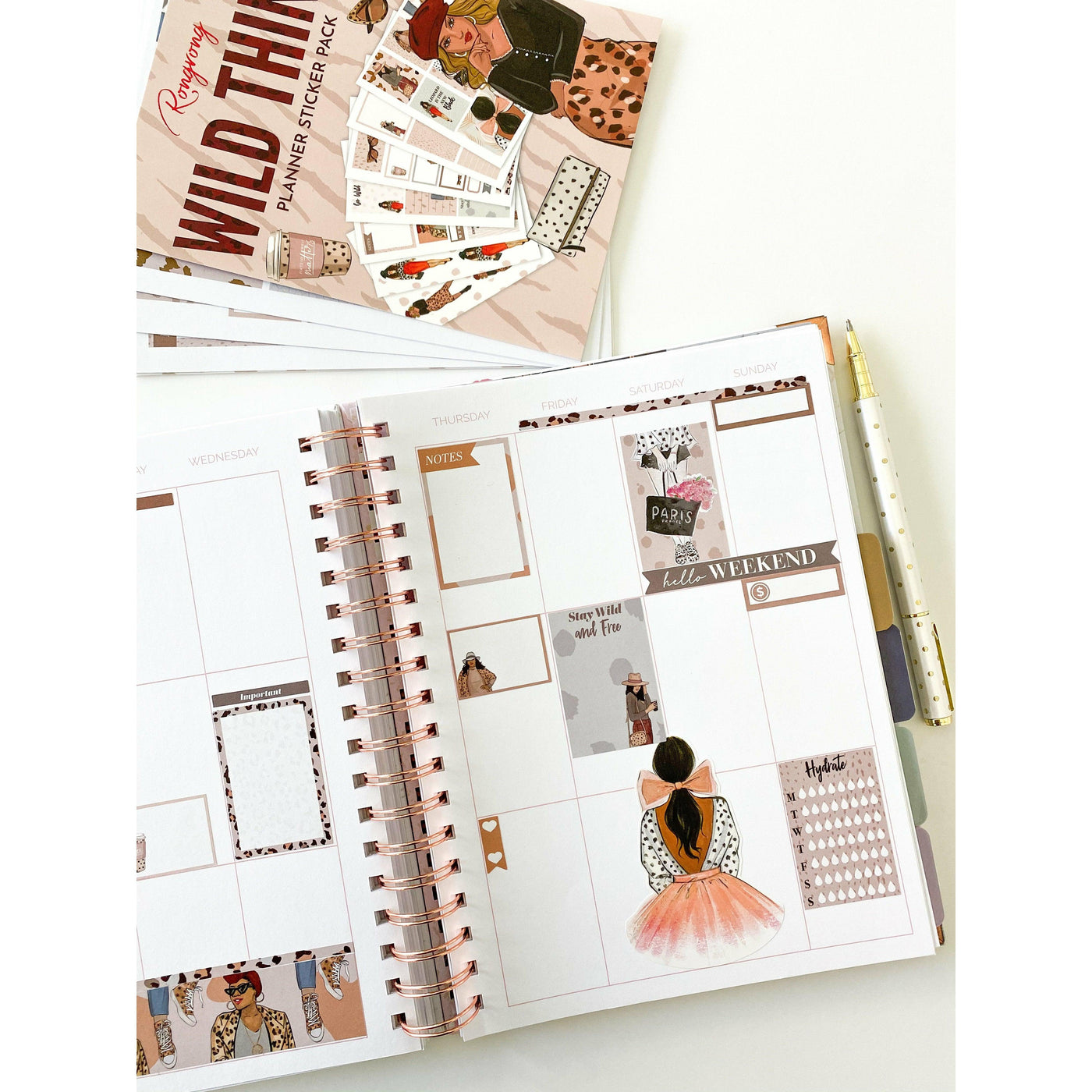 Wild Thing Planner Stickers [DOWNLOAD] - Shop Rongrong