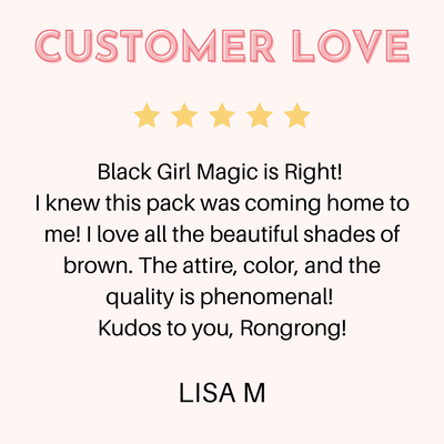Black girl magic sticker pack review - shoprongrong