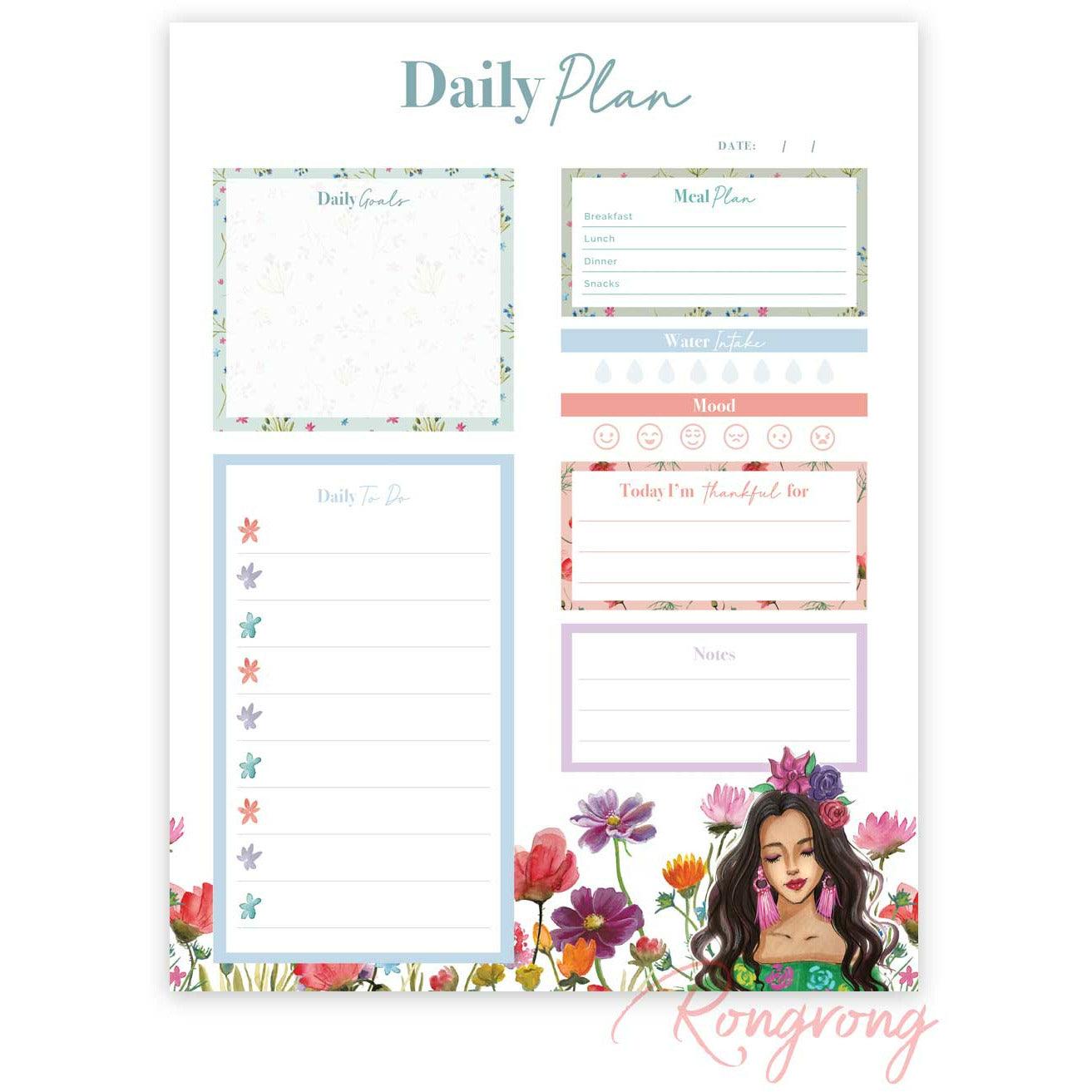 The Flower Child Daily Life Planner [DOWNLOAD] - Shop Rongrong