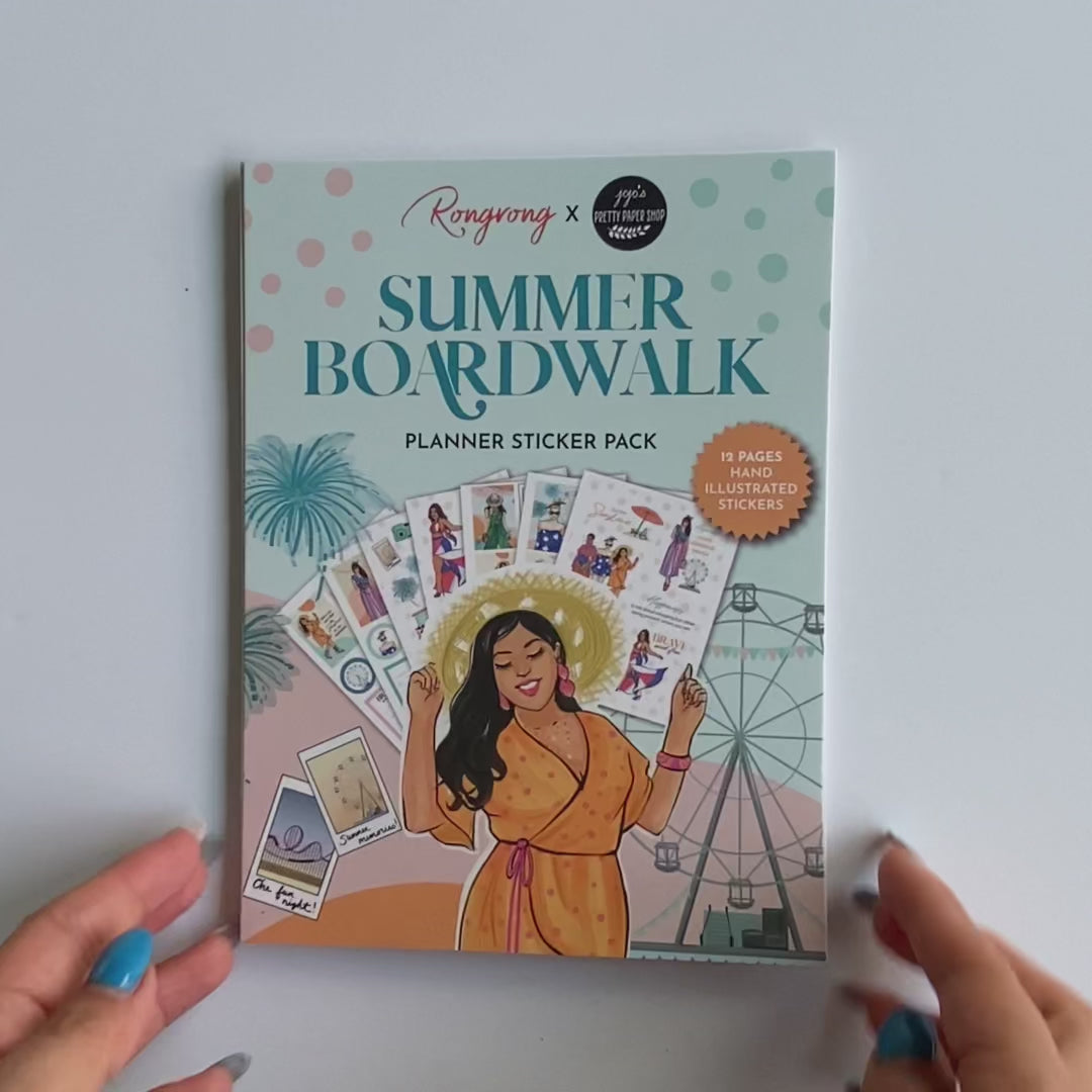 Summer Boardwalk Planner Sticker Pack - Shop Rongrong