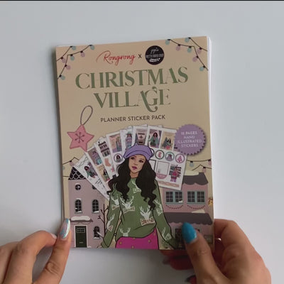 Christmas Village Digital Planner Stickers [DOWNLOAD]