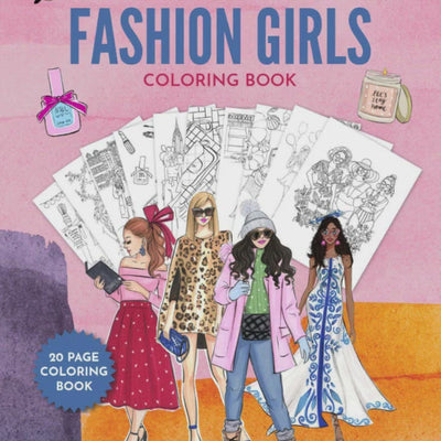 FASHIONISTA BUNDLE by Rongrong DeVoe- Coloring Book Video