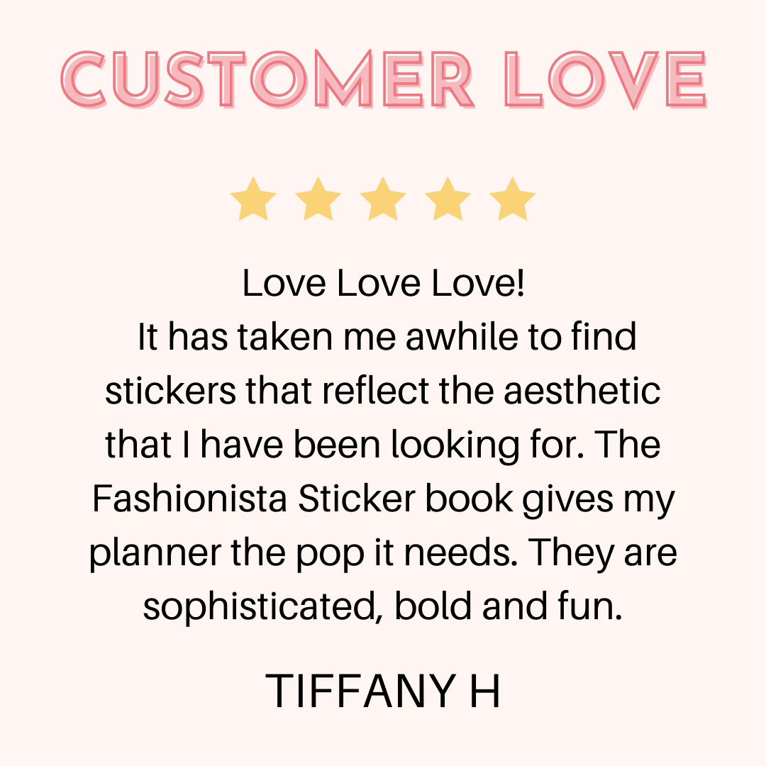 fashionista girls sticker book review - shoprongrong