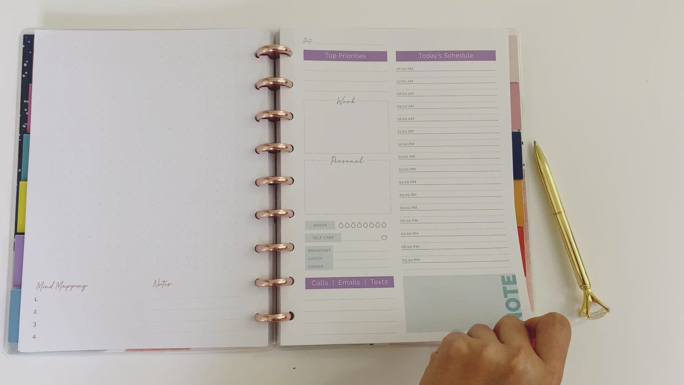 DAILY PLANNER INSERT - CLASSIC SIZE - QUARTERLY SUPPLY by Rongrong DeVoe- Flip Through
