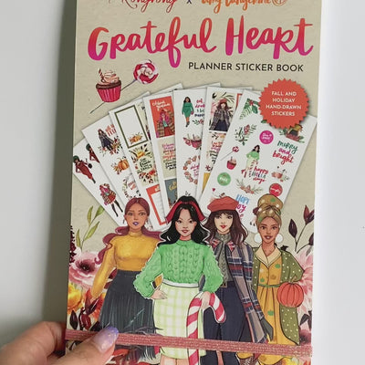 Grateful Heart Sticker Book - Special collab with Amy Tangerine