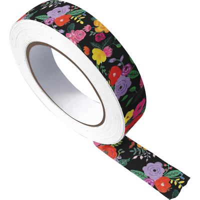 Dark Floral Washi Tape by Rongrong DeVoe