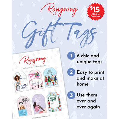 Holiday Gift Tag [DOWNLOAD] - Shop Rongrong
