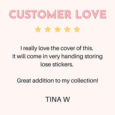 hands off my sticker album review - shoprongrong