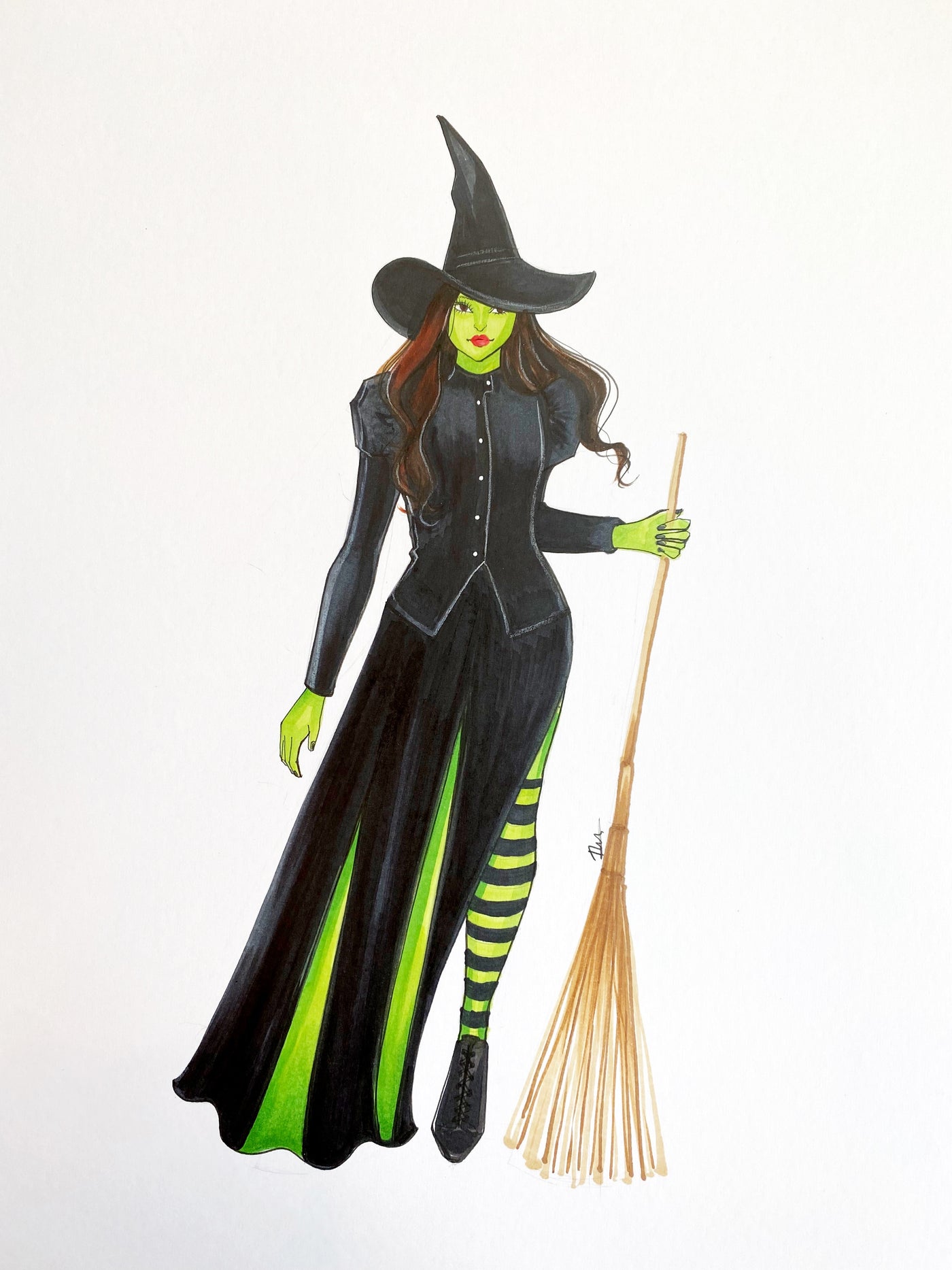 Wicked Witch Inspired Original Art