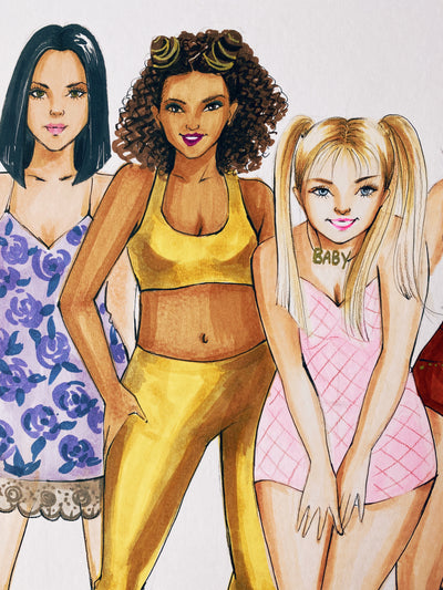 Spice Girls Original Art