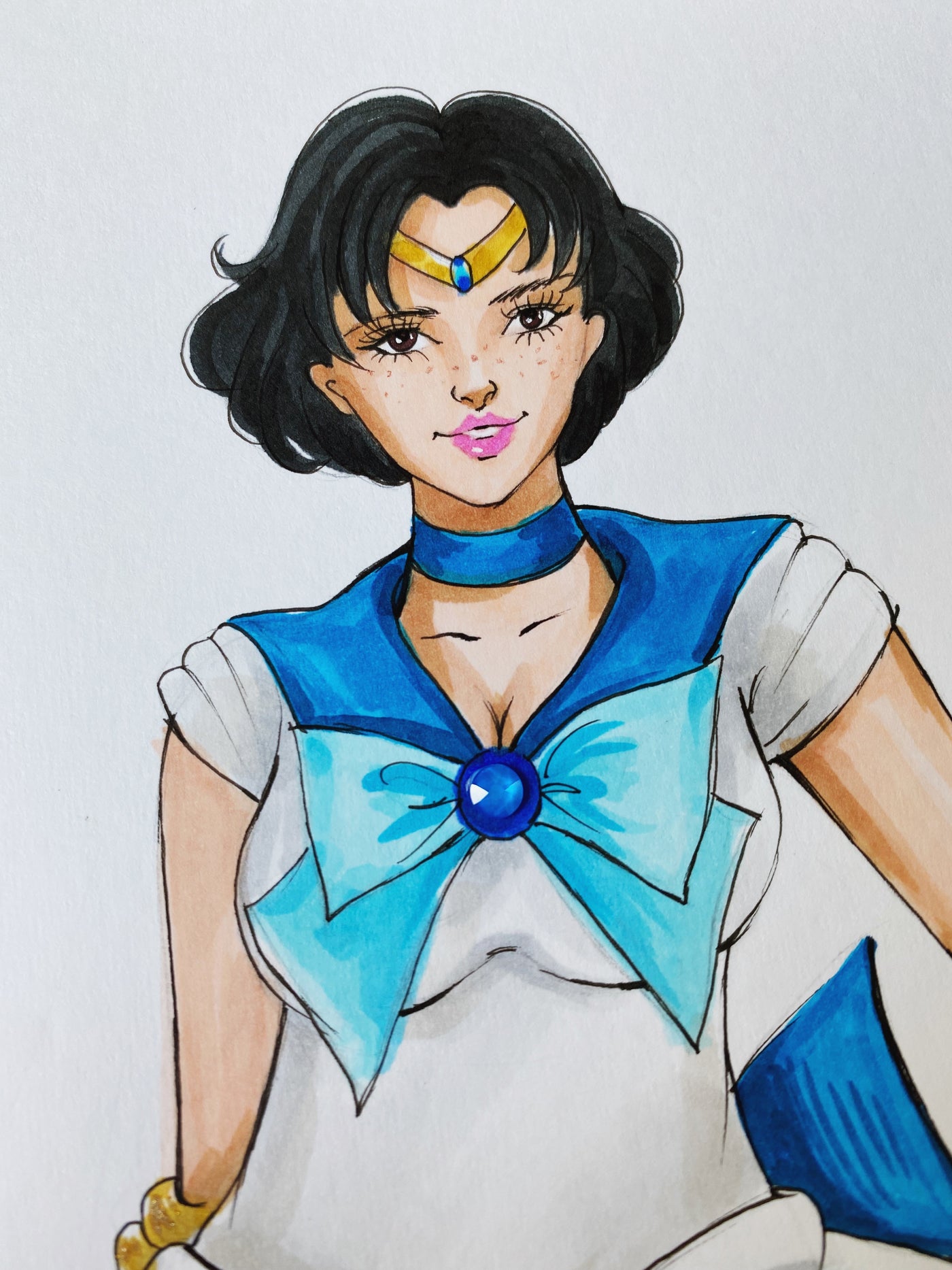 Sailor Mercury Original Art