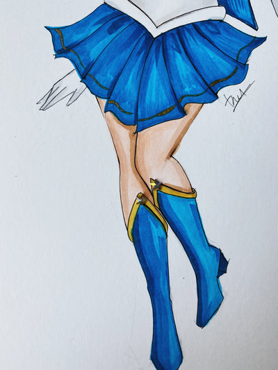 Sailor Mercury Original Art