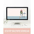 Just a Girl With Goals Desktop Wallpaper [DOWNLOAD] - Shop Rongrong