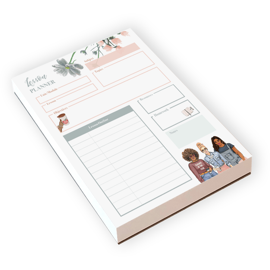 Teacher Lesson Planner - Shop Rongrong