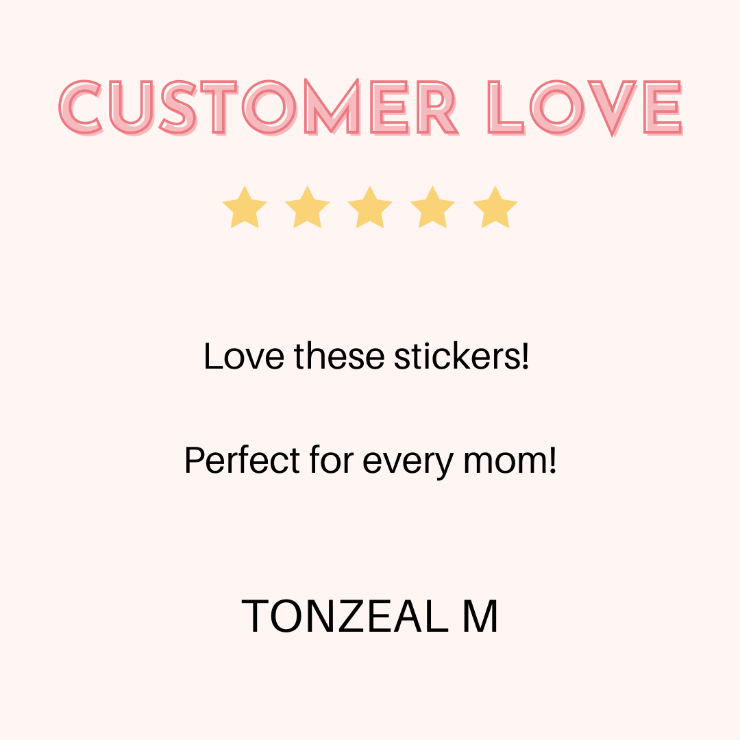 mom life sticker sheet dark review - shoprongrong