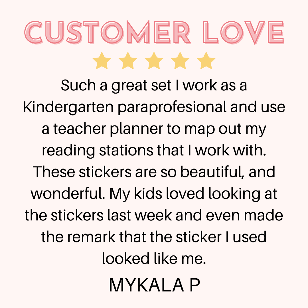 teacher life sticker book review - shoprongrong